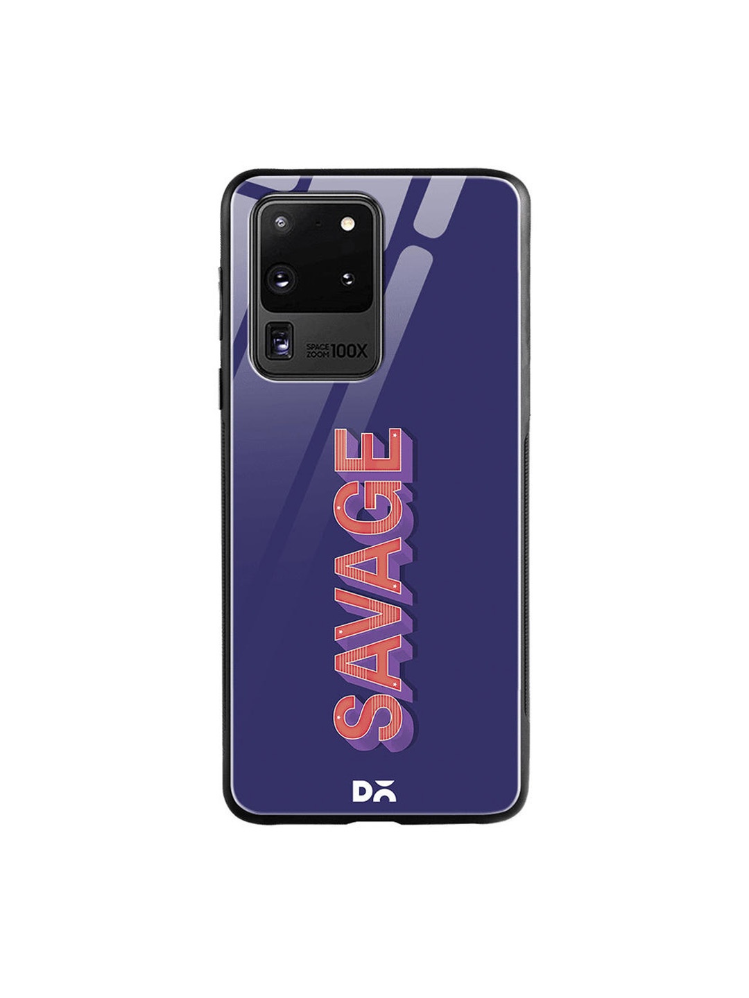 

DailyObjects Navy Blue & Pink A Savage Samsung Galaxy S20 Ultra Glass Case