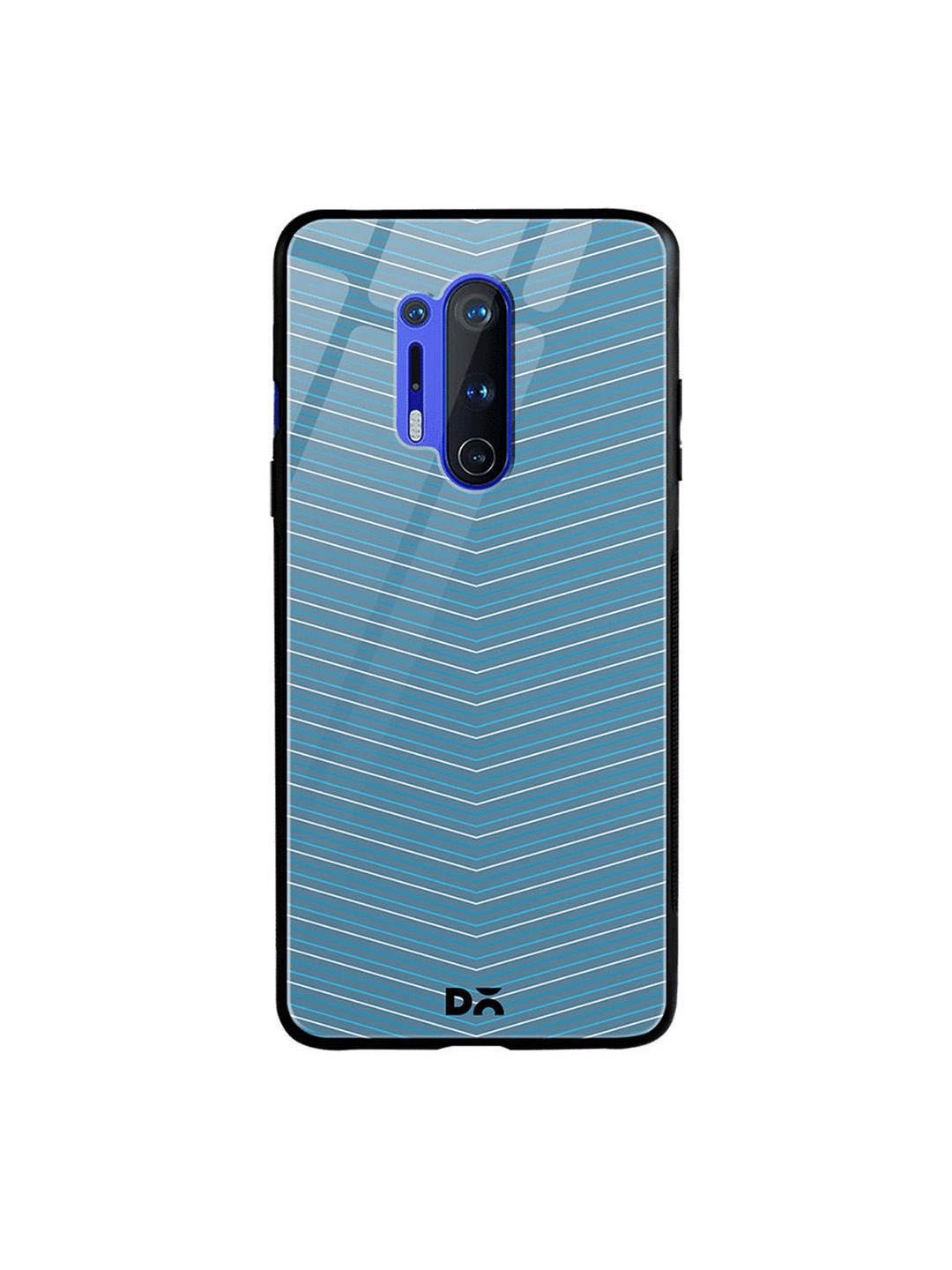 

DailyObjects Teal Blue Blueberry Broken Twills OnePlus 8 Pro Glass Mobile Case