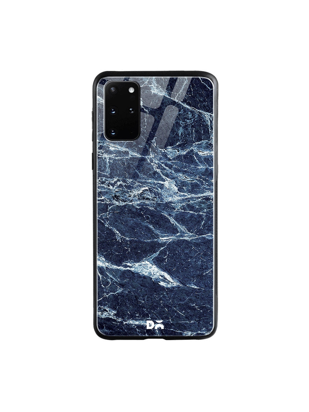 

DailyObjects Blue Sea Marble Samsung Galaxy S20 Plus Glass Case, Navy blue