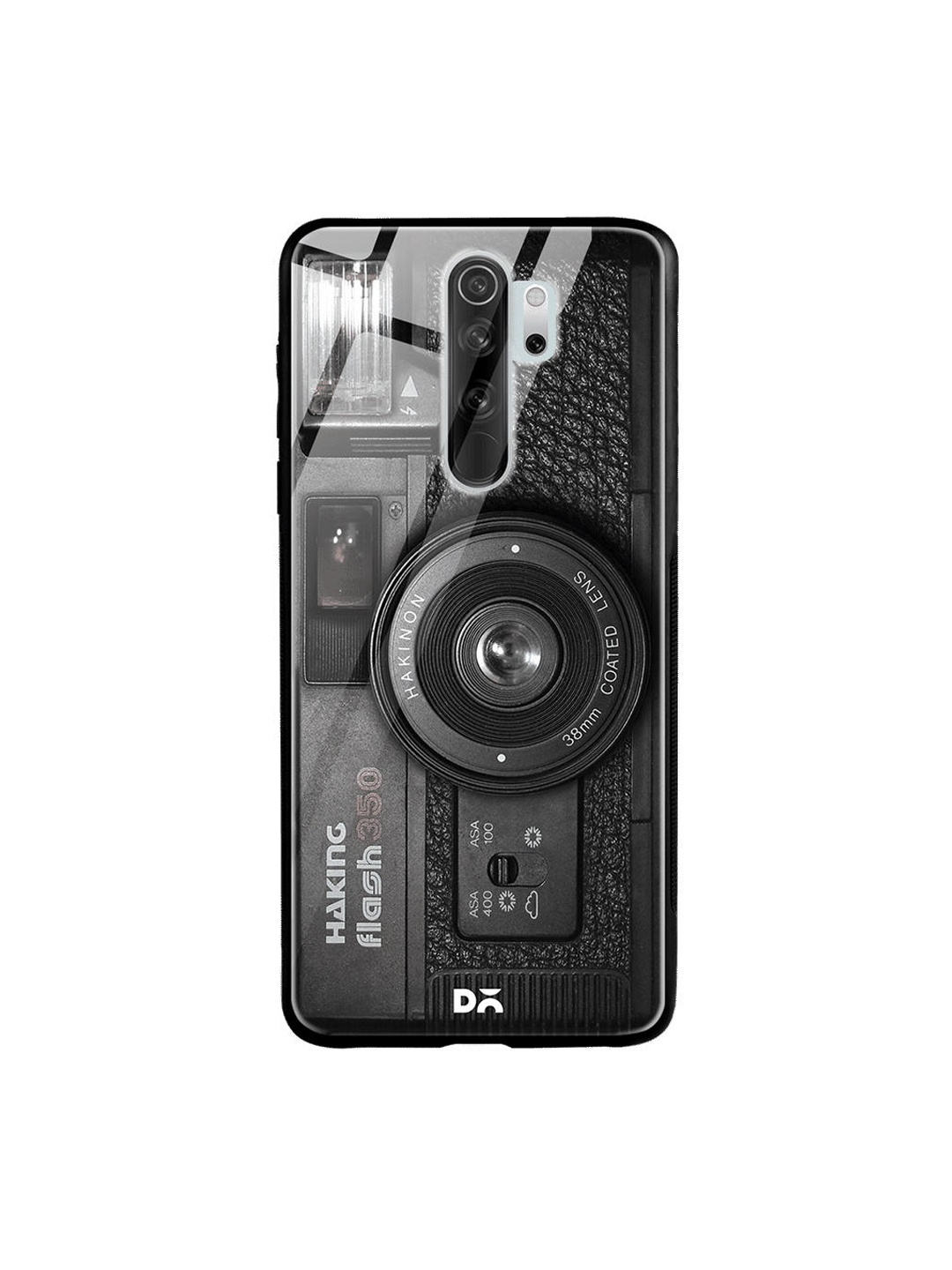 

DailyObjects Black Camera Xiaomi Redmi Note 8 Pro Glass Case