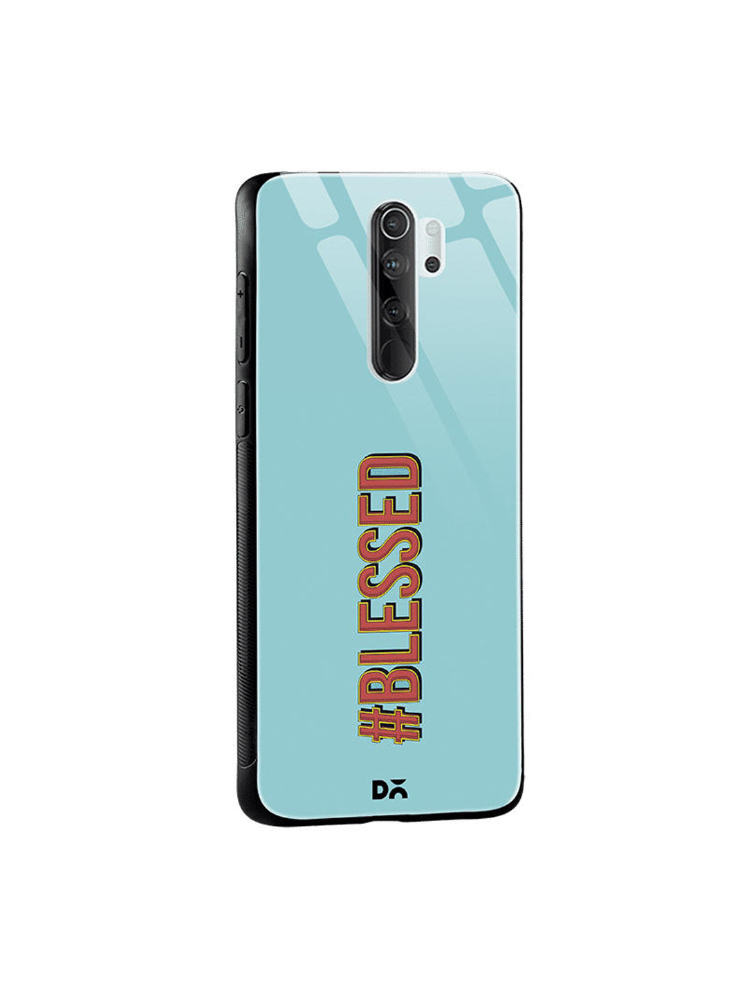 

DailyObjects Blue & Red Blessed Xiaomi Redmi Note 8 Pro Glass Case