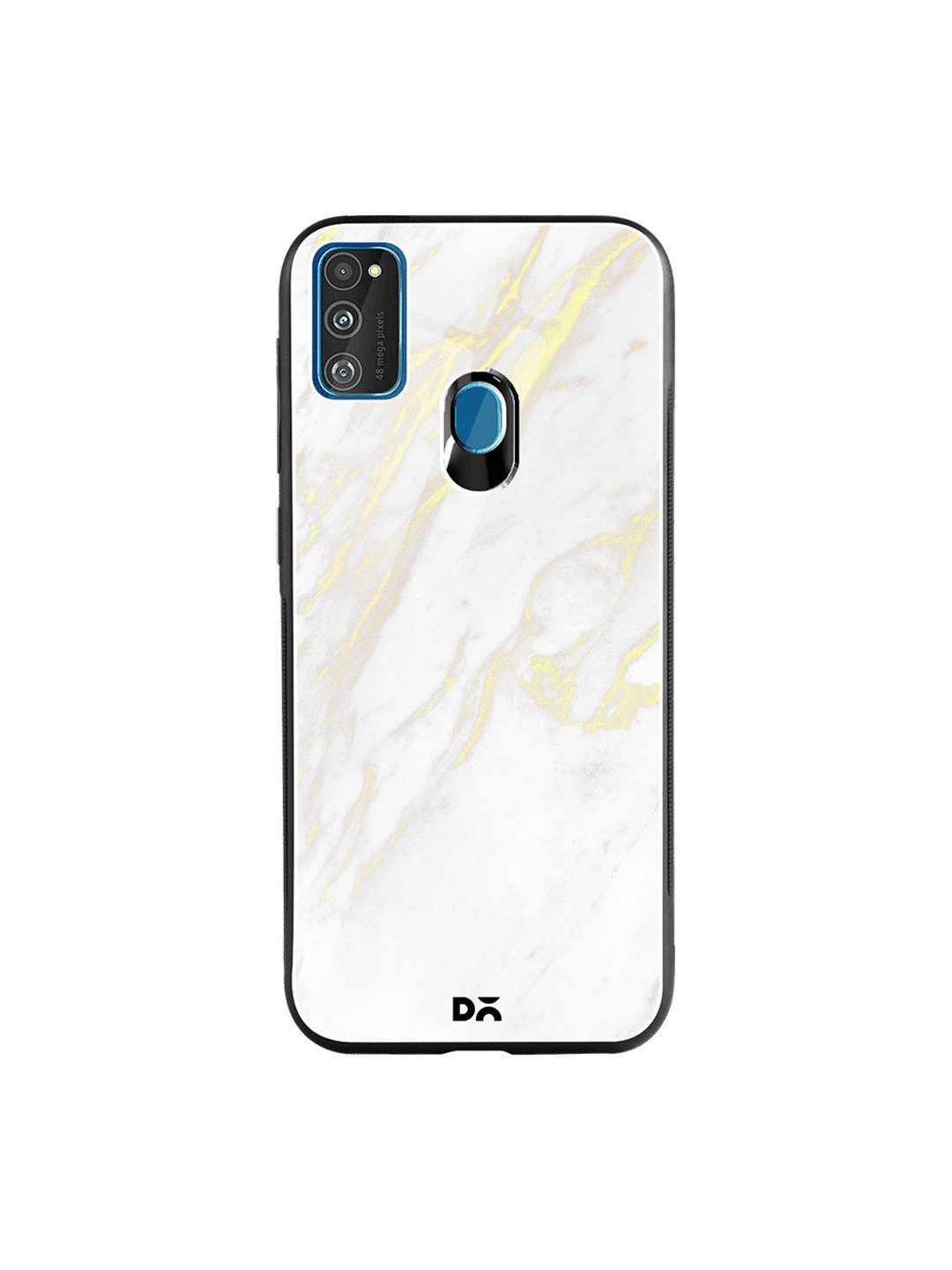 

DailyObjects White & Yellow Marble 2 Samsung Galaxy M30S Glass Case