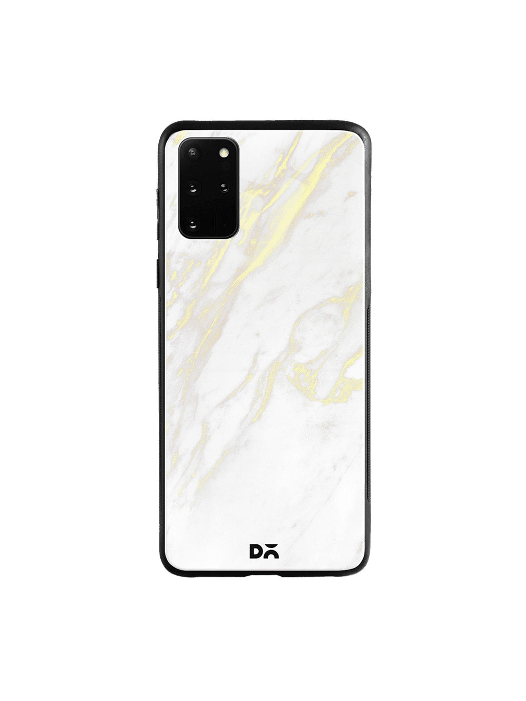 

DailyObjects White & Yellow Marble 2 Samsung Galaxy S20 Plus Glass Case