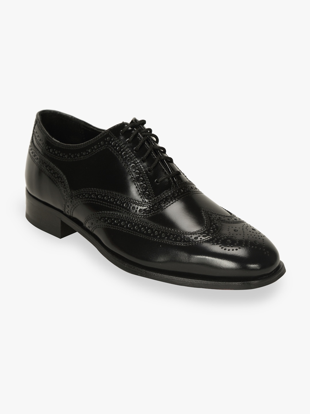 Florsheim Men Black Solid Formal Oxfords