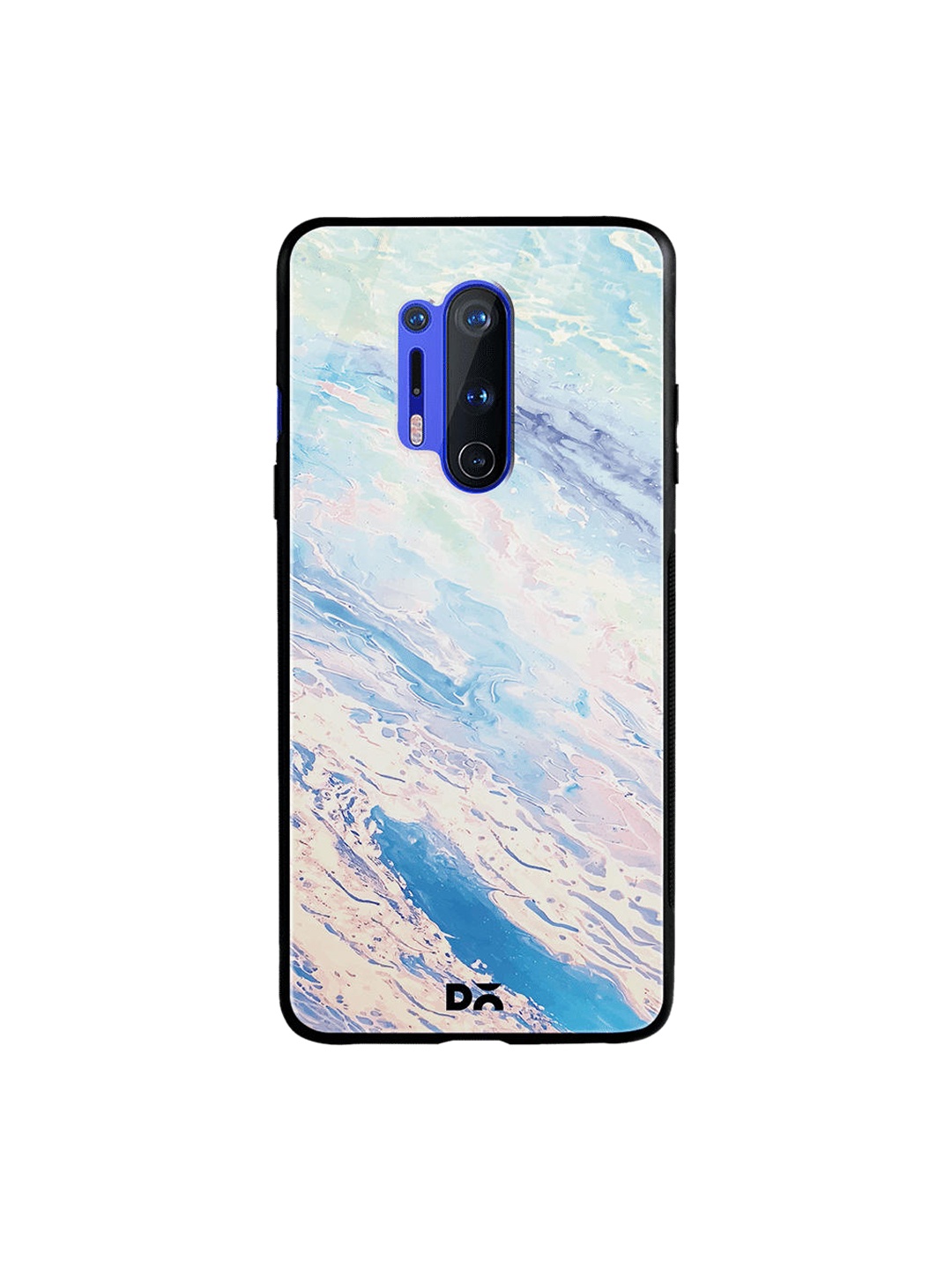

DailyObjects Blue & Pink Marble Sky OnePlus 8 Pro Glass Case
