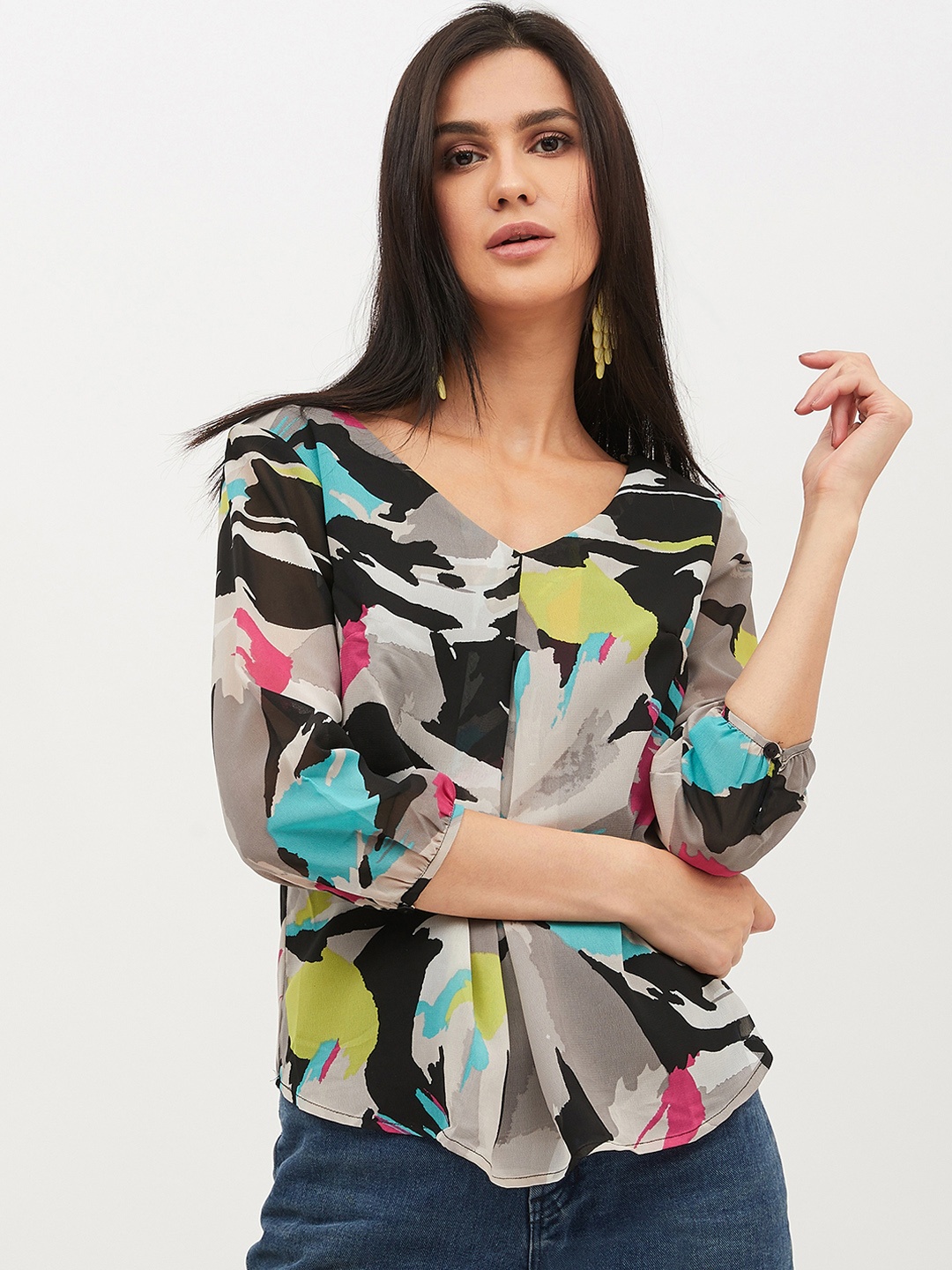 

Harpa Women Multicoloured Printed Top, Multi
