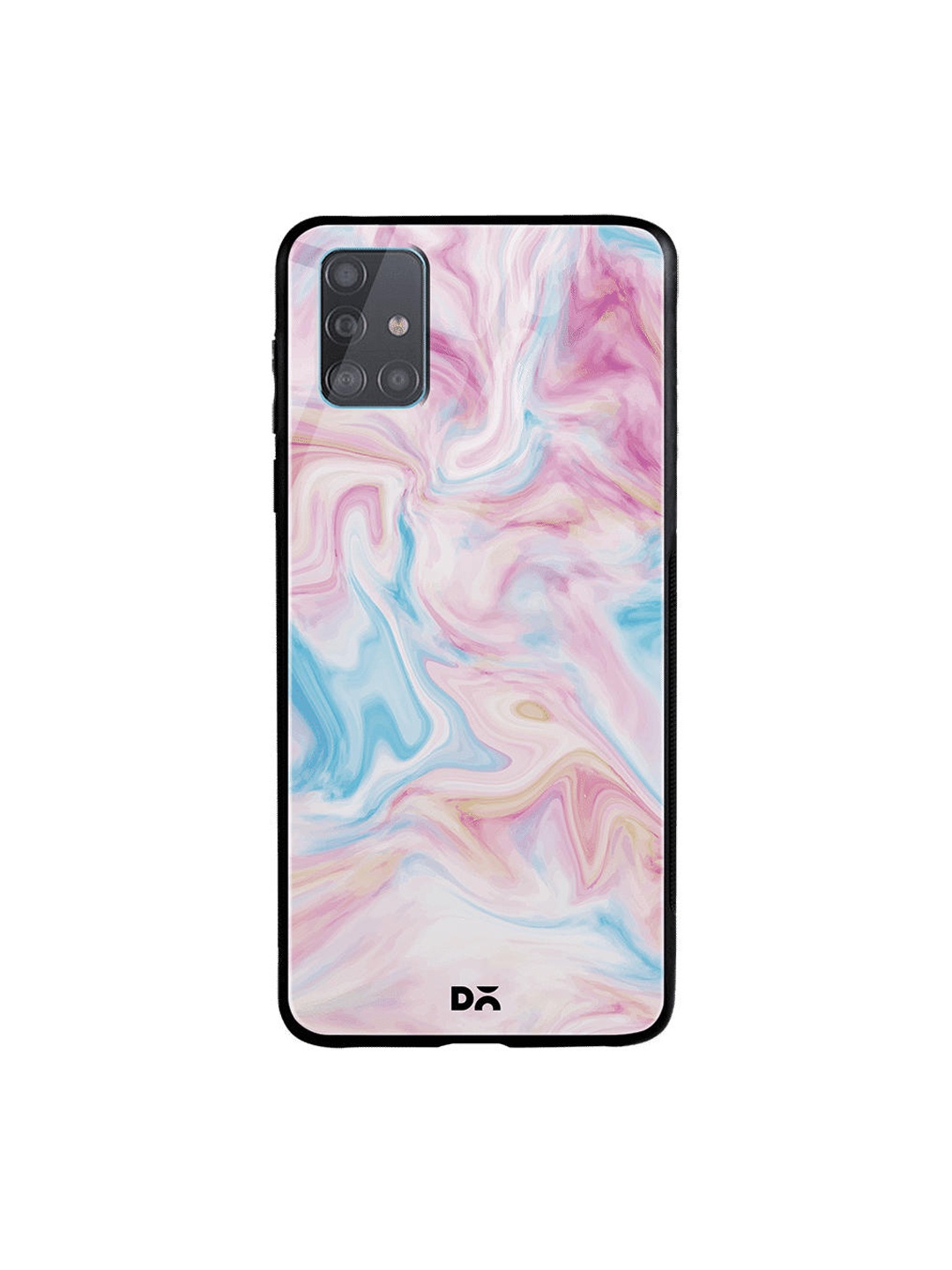 

DailyObjects Pink & Blue Pastel Marble Samsung Galaxy A51 Glass Case