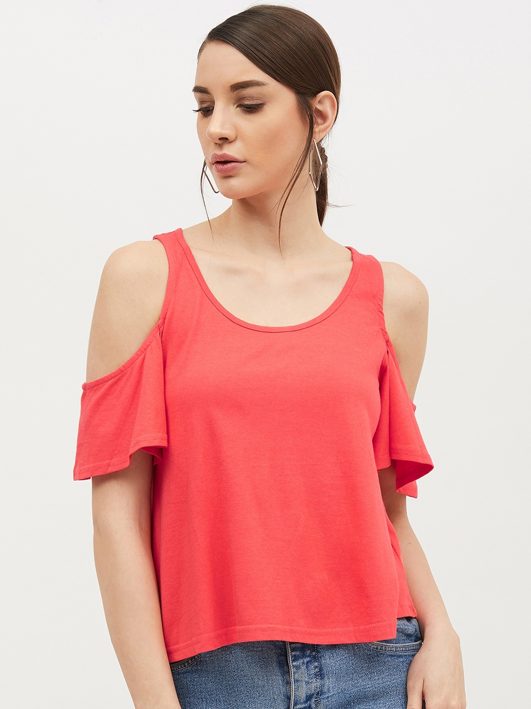 

Harpa Women Coral Solid Top