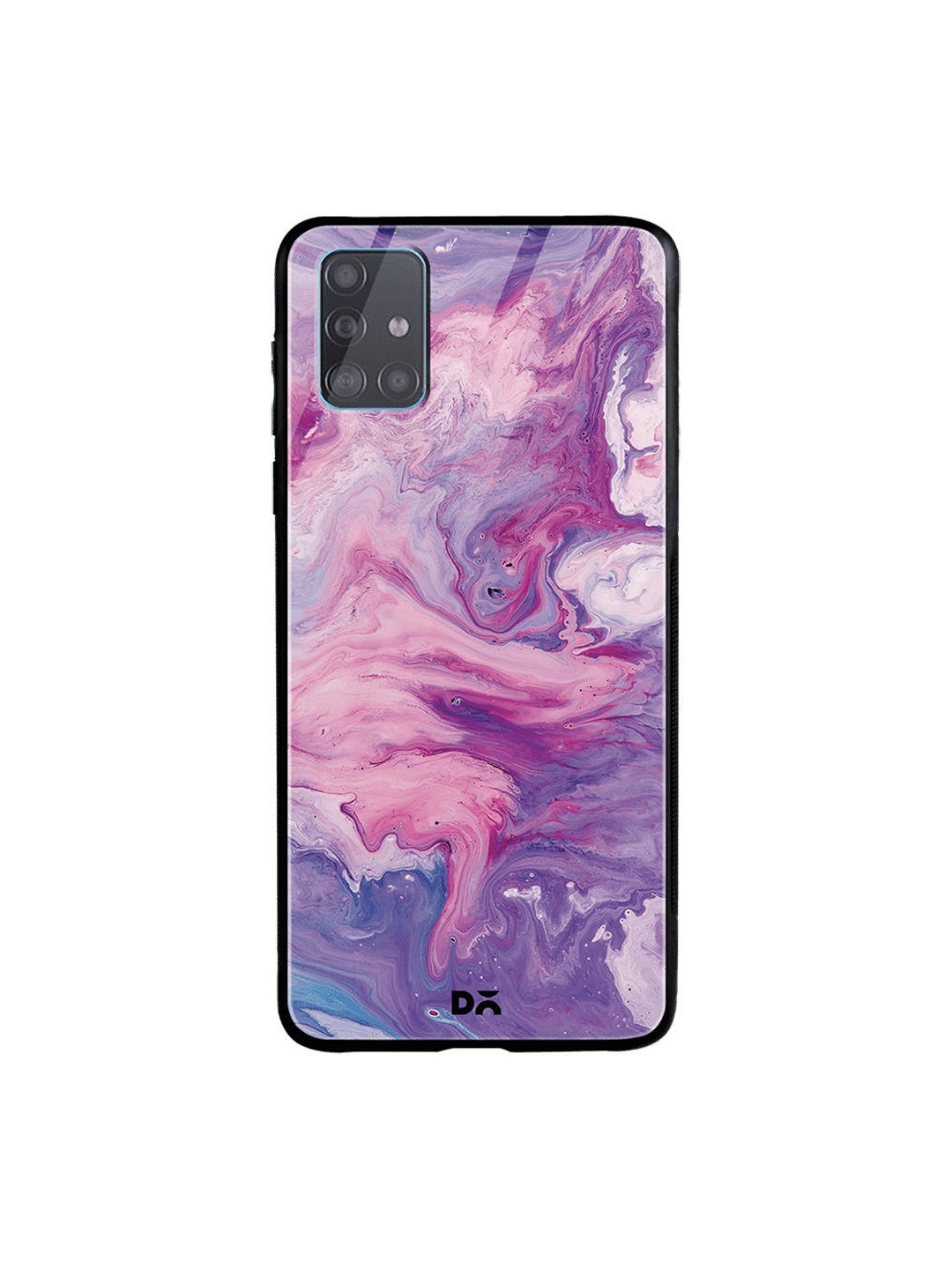 

DailyObjects Purple & Pink Marble Unicorn Samsung Galaxy A51 Glass Case, Multi