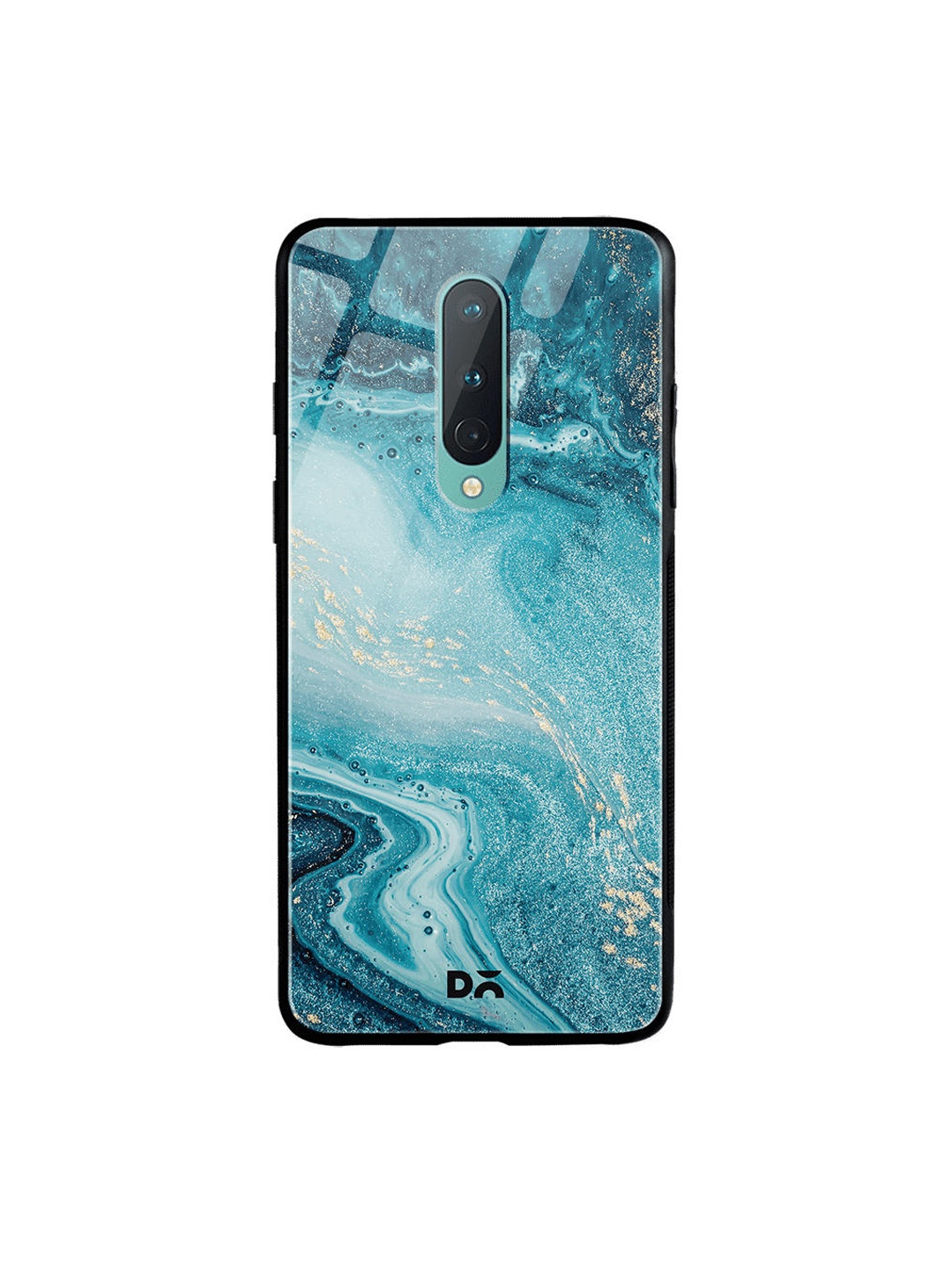 DailyObjects Teal Blue Marble Ocean OnePlus 8 Glass Case