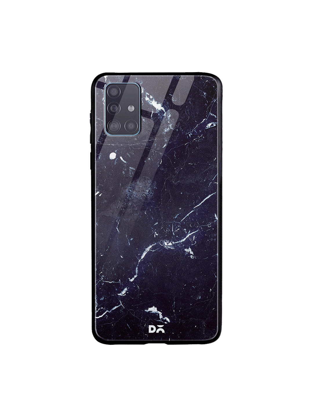 

DailyObjects Navy Blue Constellation Marble Samsung Galaxy A51 Glass Case