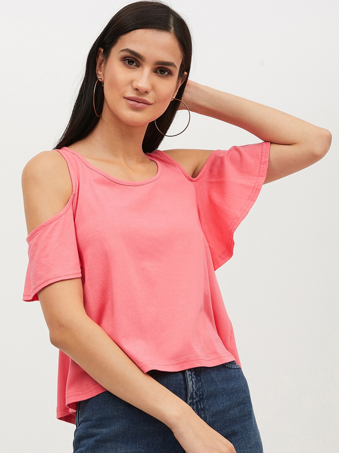 

Harpa Women Pink Solid Top