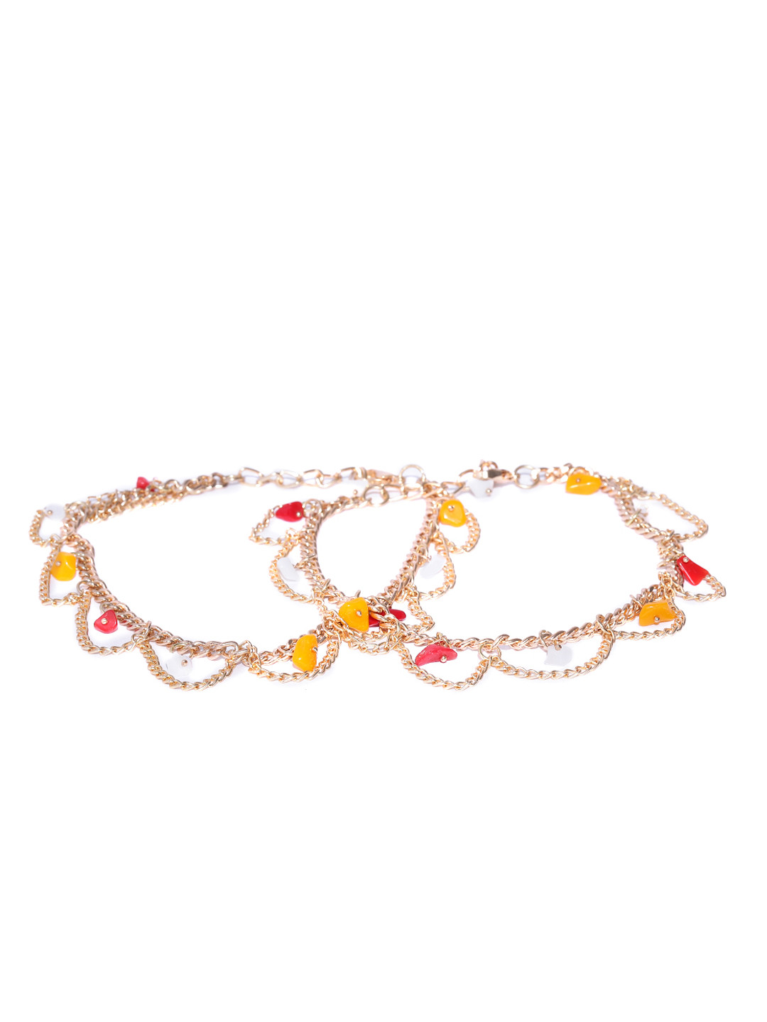 

Blueberry Gold-Plated Chain Anklet