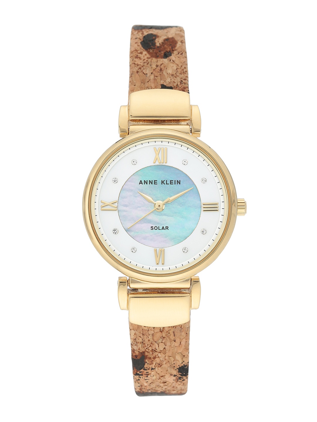 

ANNE KLEIN Women White & Blue Solar Powered Analogue Watch AK3660MPLE