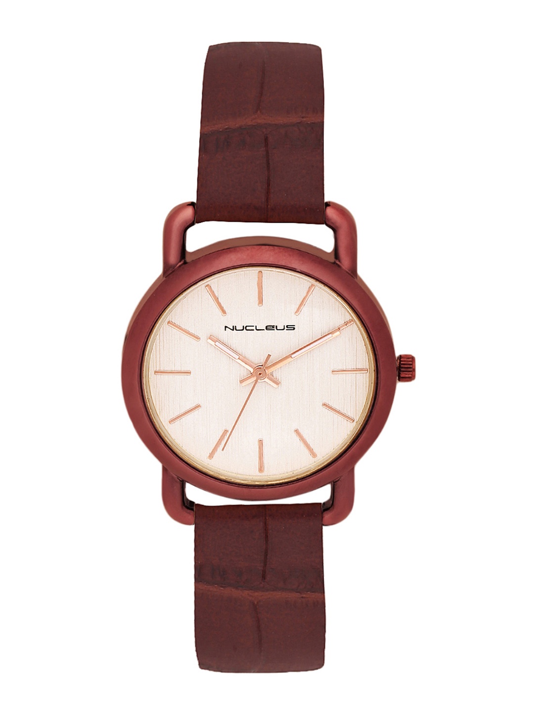 Nucleus Unisex White Analogue Watch NCKLBRWBRi