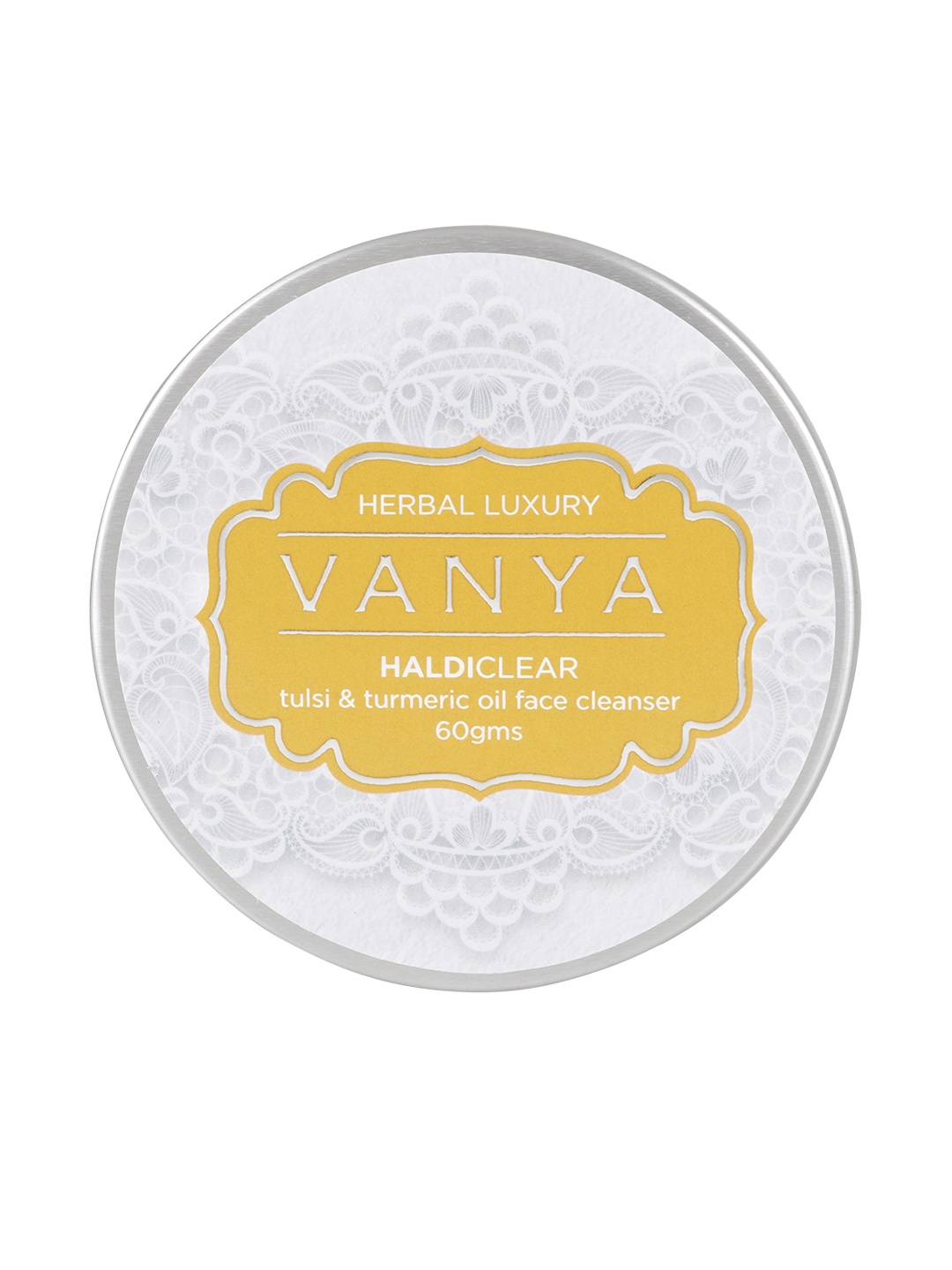 

HERBAL LUXURY VANYA Haldi Clear/ Tulsi & Turmeric Oil Face Cleanser 60 g, Yellow