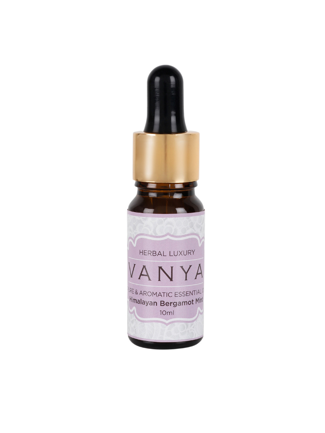 

HERBAL LUXURY VANYA Himalayan Bergamot Mint Essential Oil 10 ml, Green