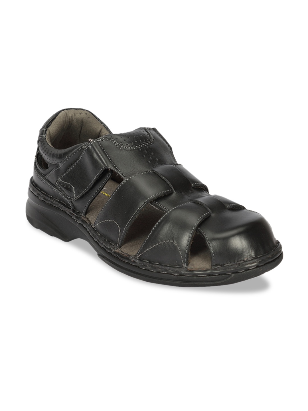 

Florsheim Men Black Solid Fisherman Sandals