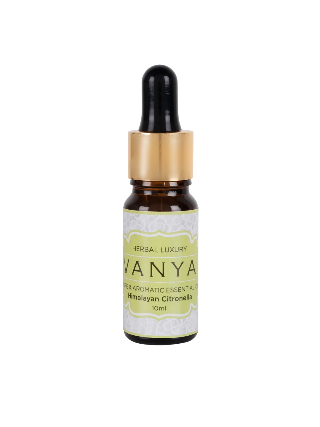 

HERBAL LUXURY VANYA Himalayan Citronella Essential Oil 10 ml, Lime green