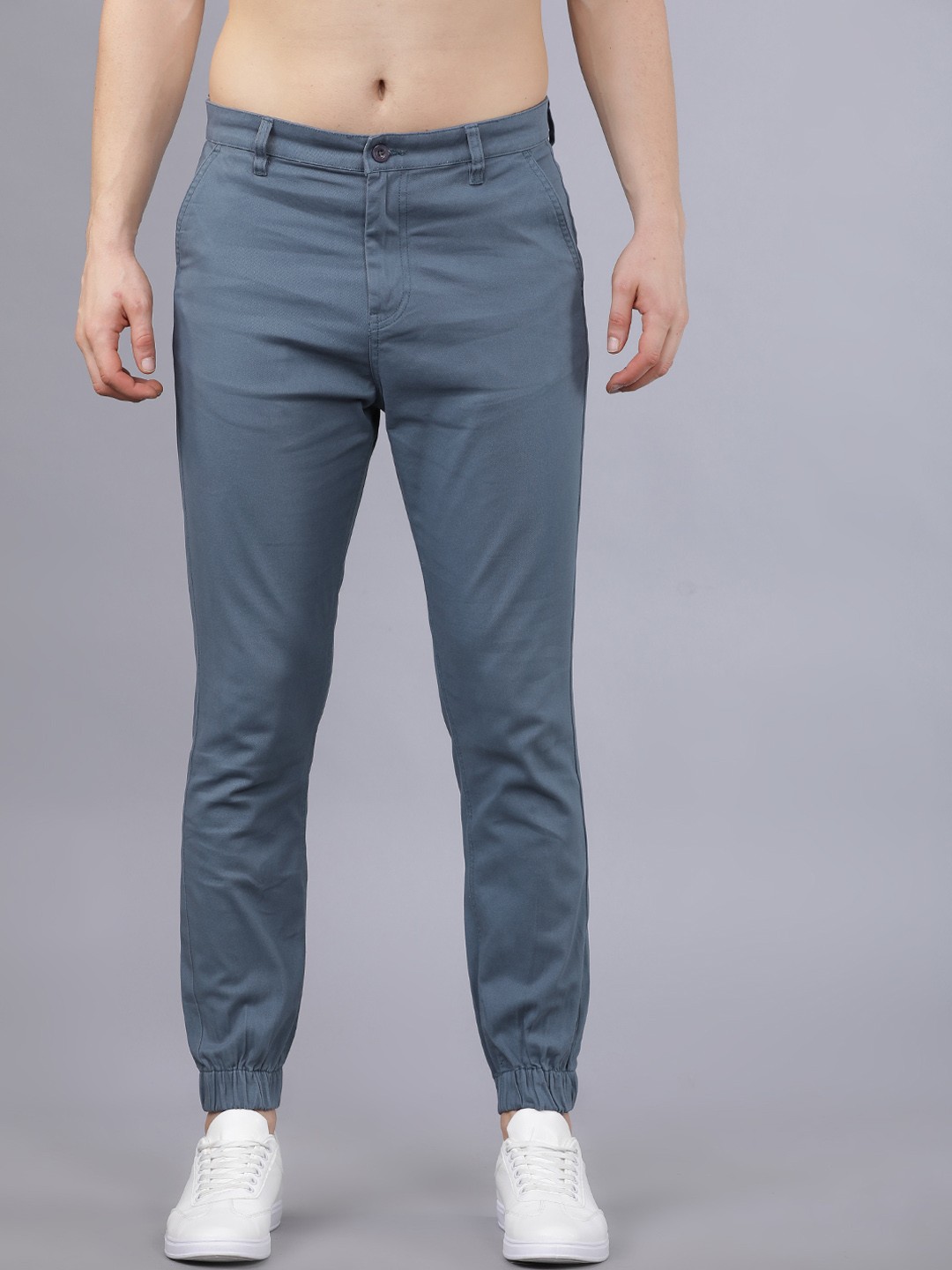 

HIGHLANDER Men Blue Slim Fit Solid Joggers
