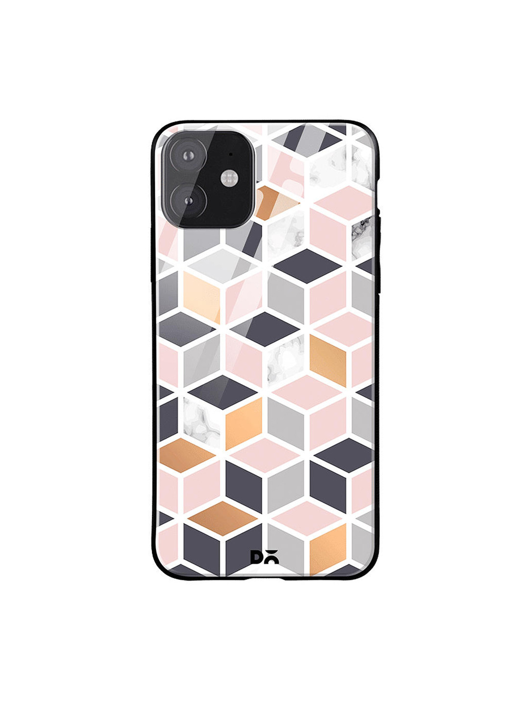 

DailyObjects Grey & Pink Marble Design iPhone 11 Glass Case
