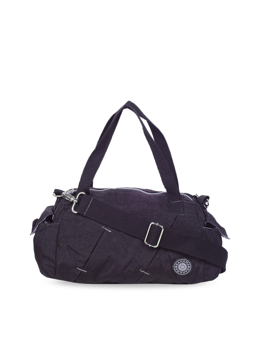 

BAHAMA Crinkle Range Black Solid Handheld Bag
