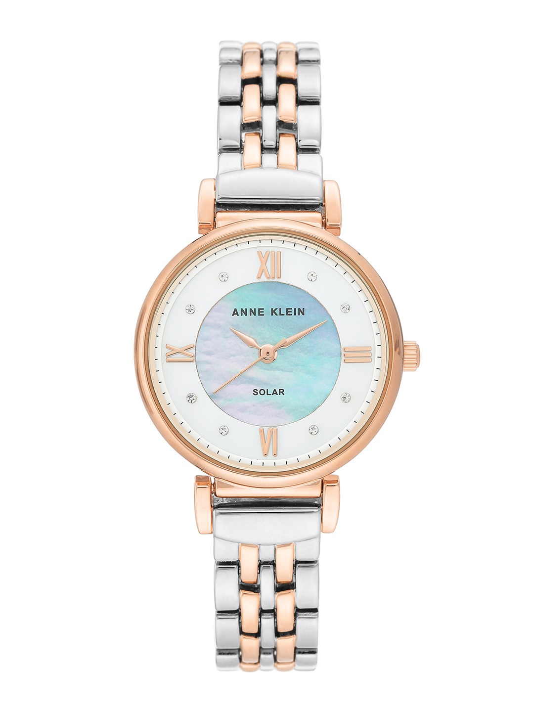 

ANNE KLEIN Women Multicoloured Solar Powered Analogue Watch AK3631MPRT, Multi