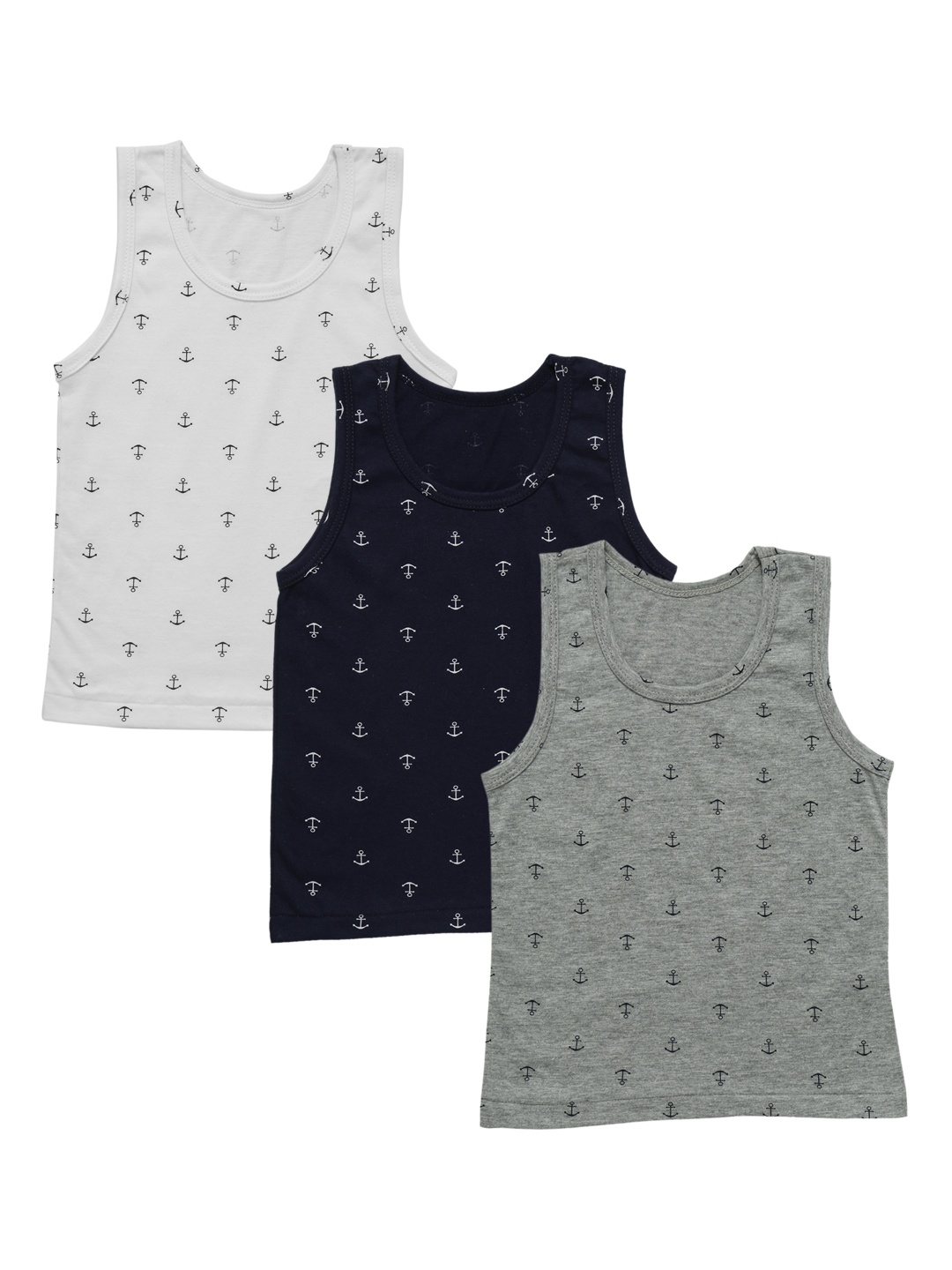 

YK Boys Assorted Pack of 3 Printed Round Neck T-shirt