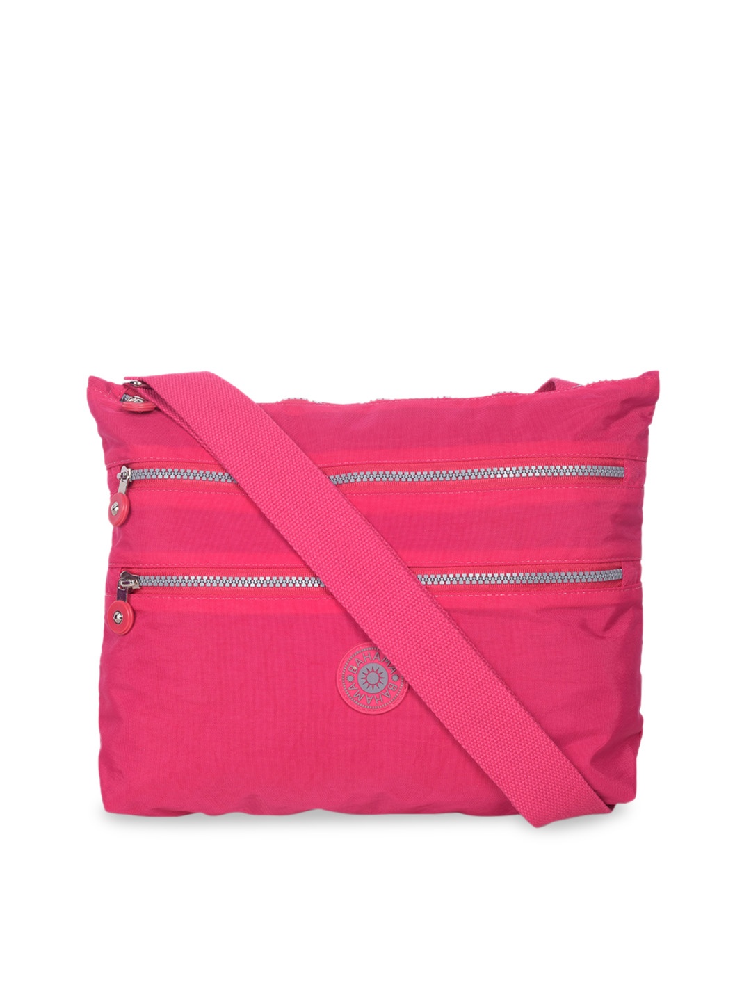 

BAHAMA Crinkle Range Pink Solid Messenger Bag