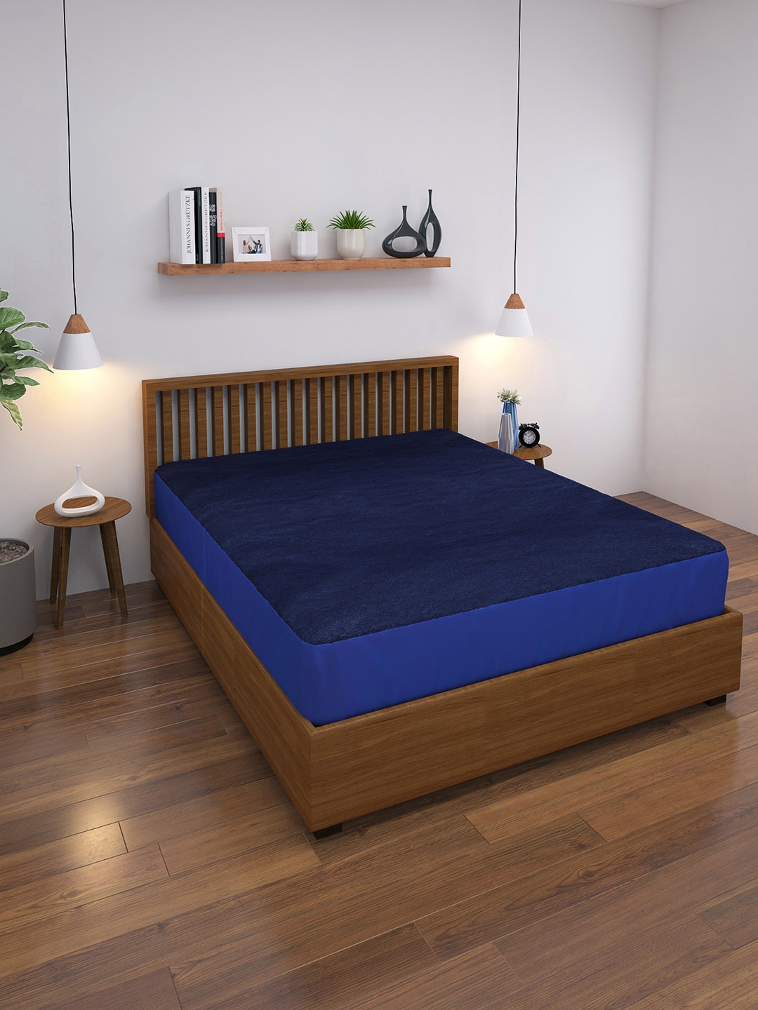 

Peps Water Proof Blue Fitted Mattress Protector