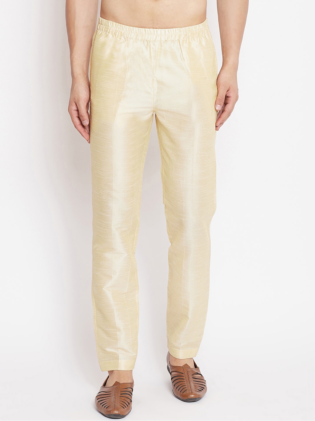 

See Designs Men Beige Solid Pyjamas