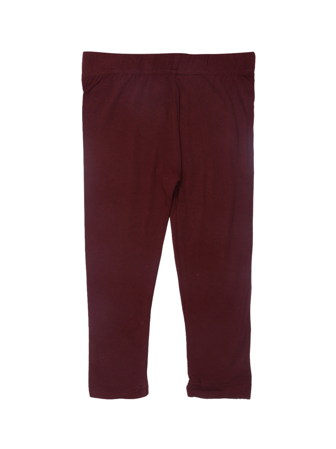 

De Moza Girls Brown Solid Ankle-Length Leggings