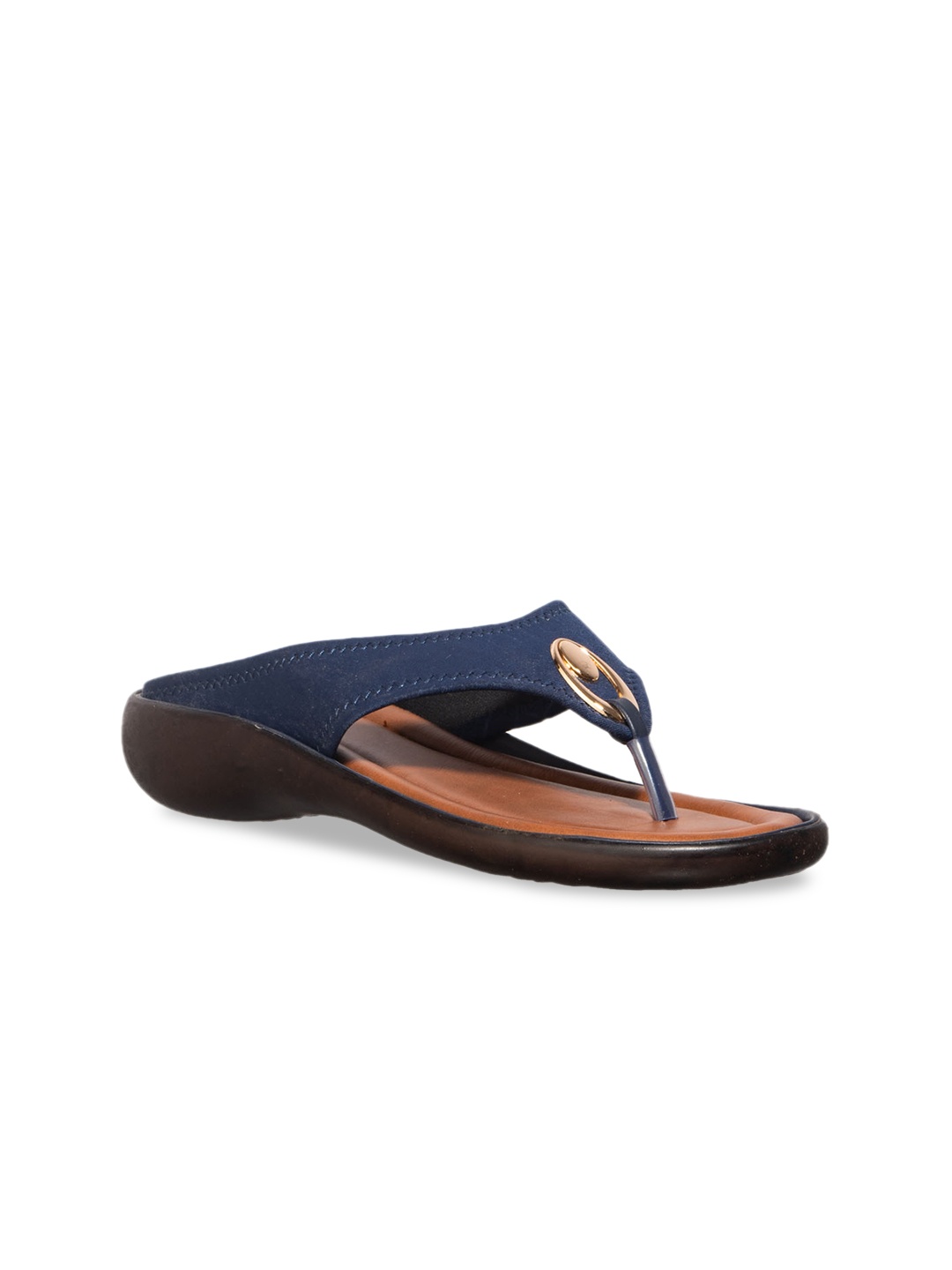 

Khadims Women Navy Blue Solid Heels