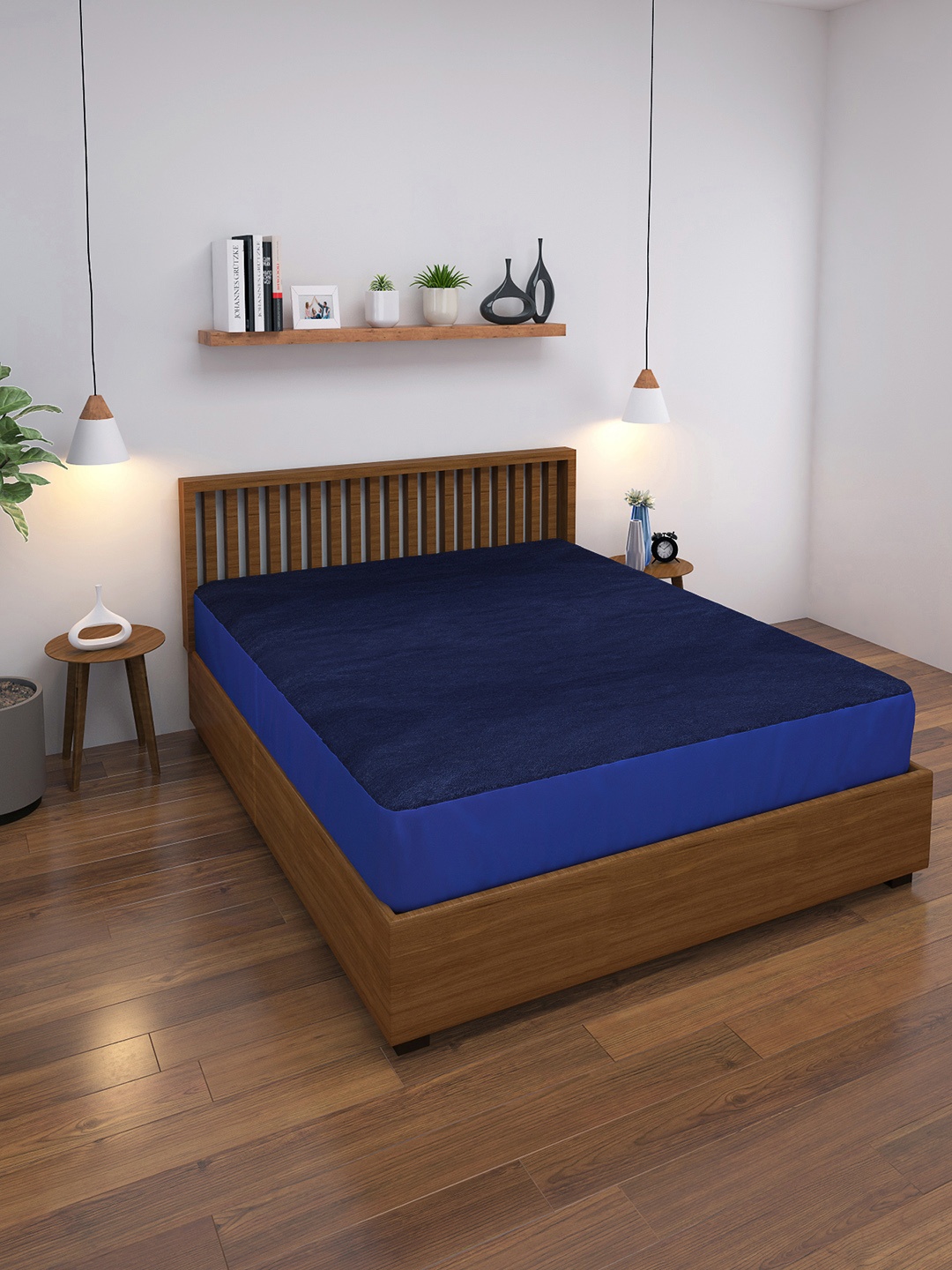 

Peps Water Proof Blue Fitted Mattress Protector