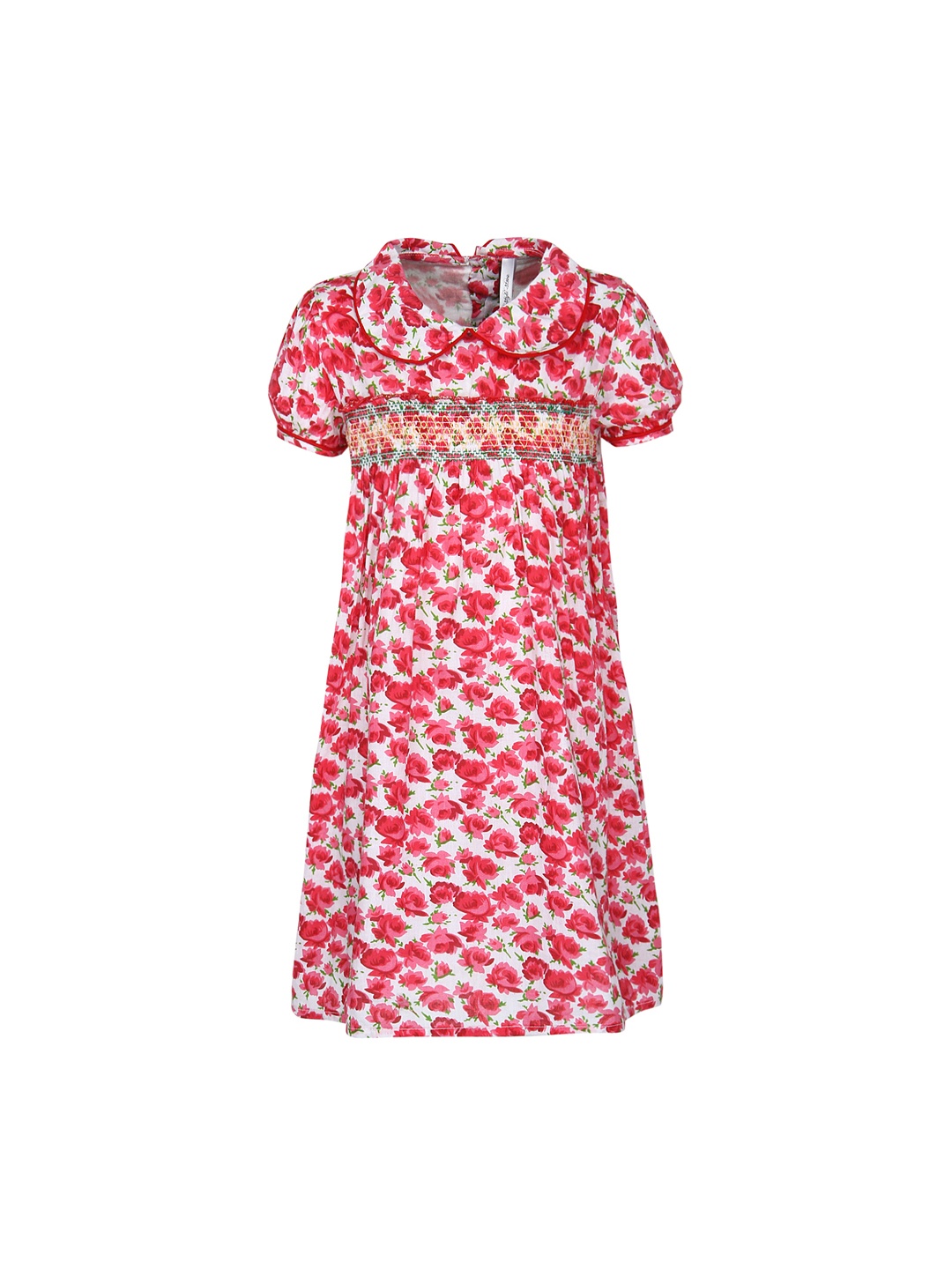 

StyleStone Girls White Printed A-Line Dress