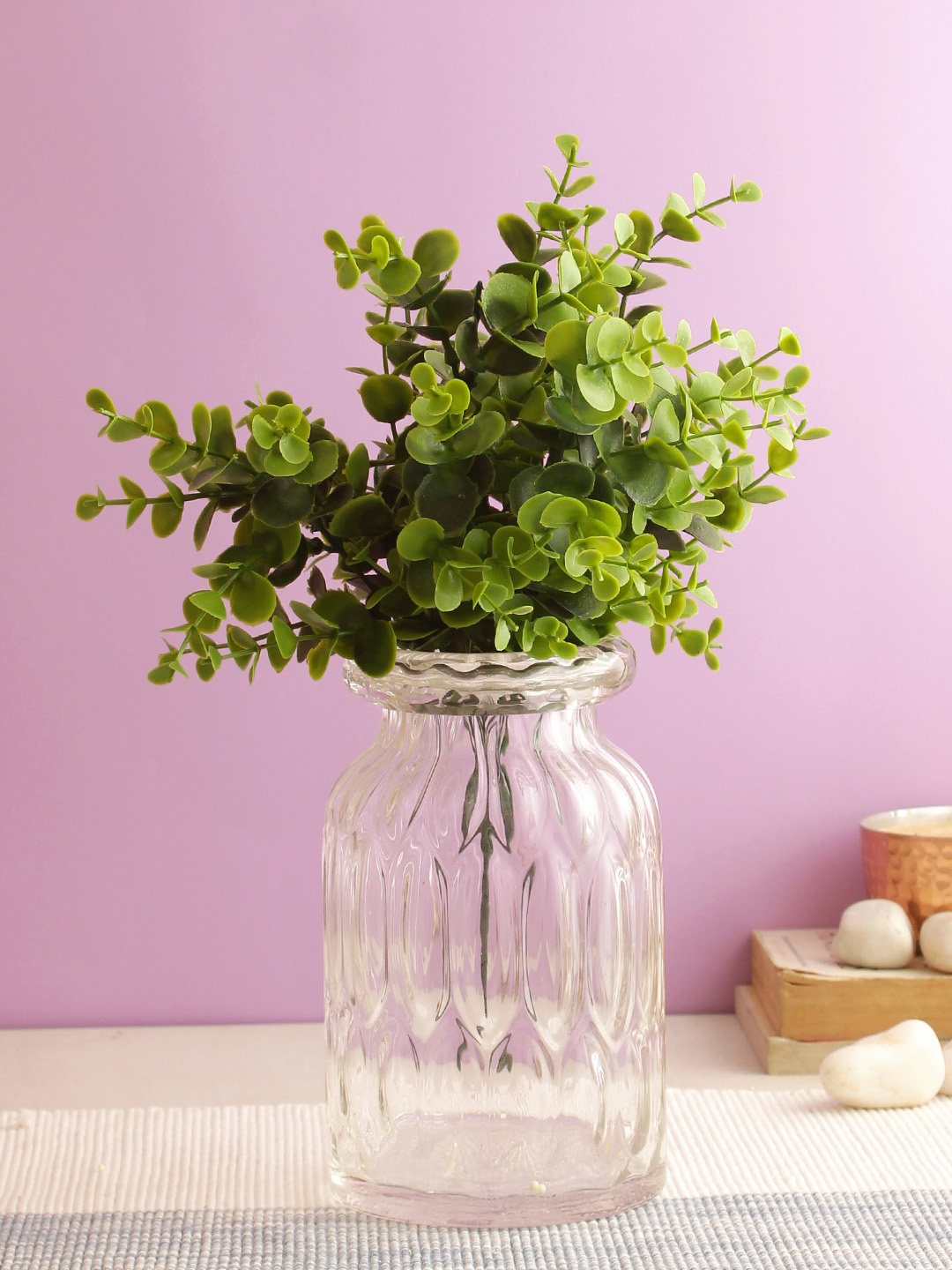 

Aapno Rajasthan Set of 2 Green Artificial Stems
