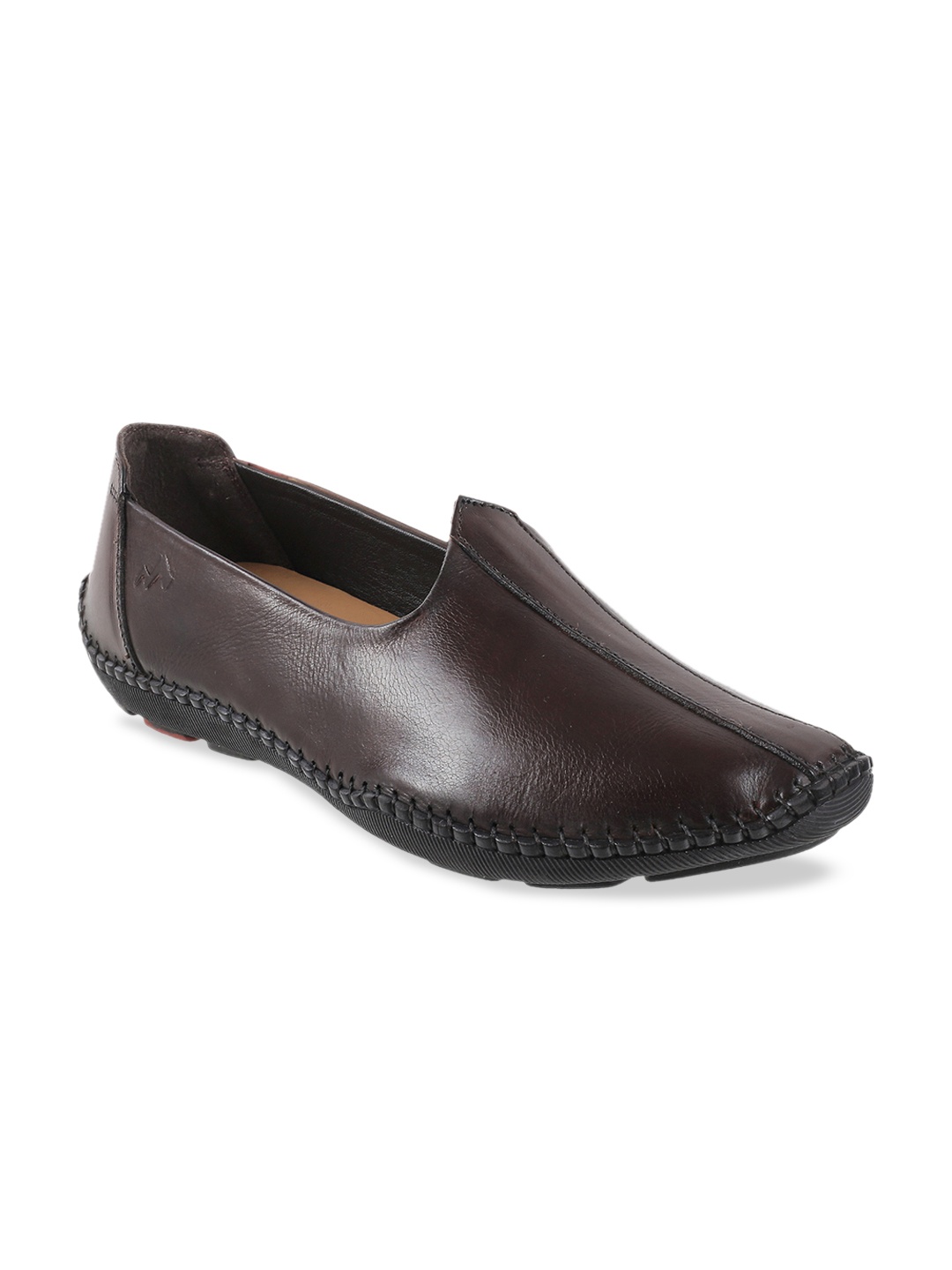 

Metro Men Brown Solid Shoe-Style Sandals