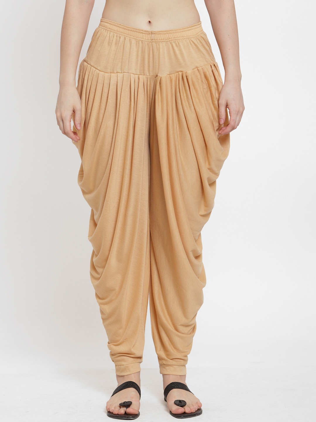 

GRACIT Women Beige Solid Dhoti Salwar