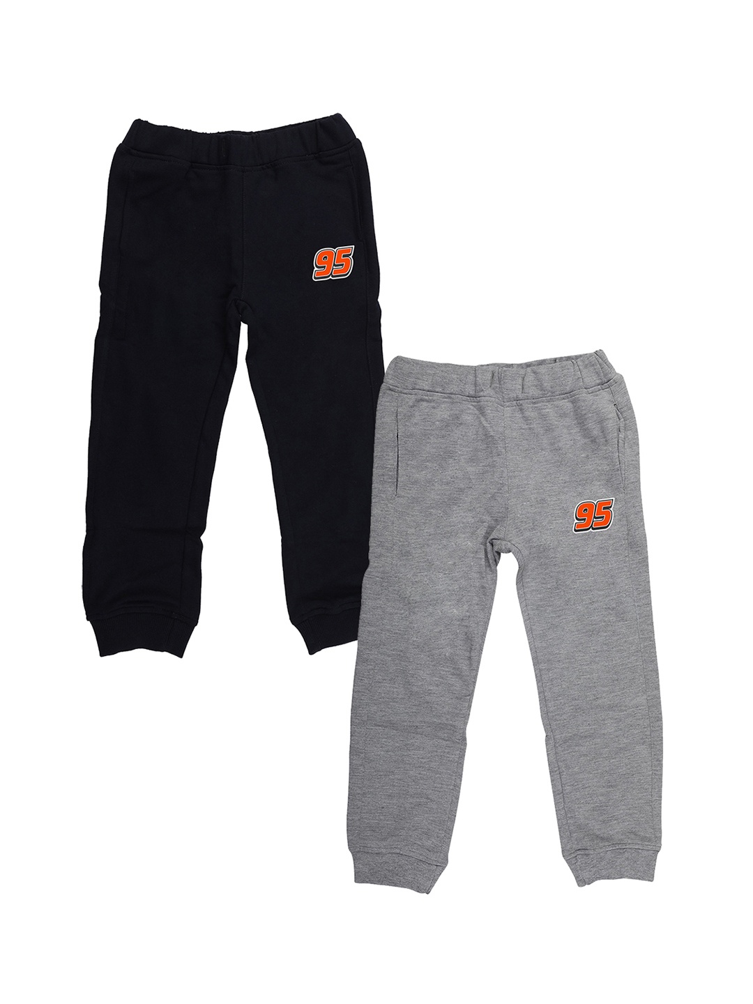 

YK Disney Boys Pack Of 2 Solid Joggers, Black