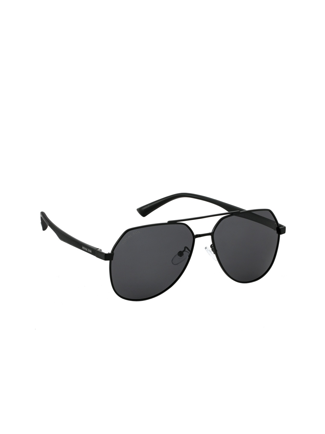 

ROYAL SON Men Aviator Sunglasses CHI00100, Black