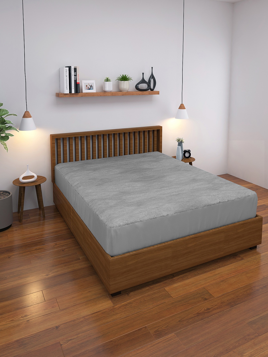 

Peps Water Proof Grey Fitted Mattress Protector
