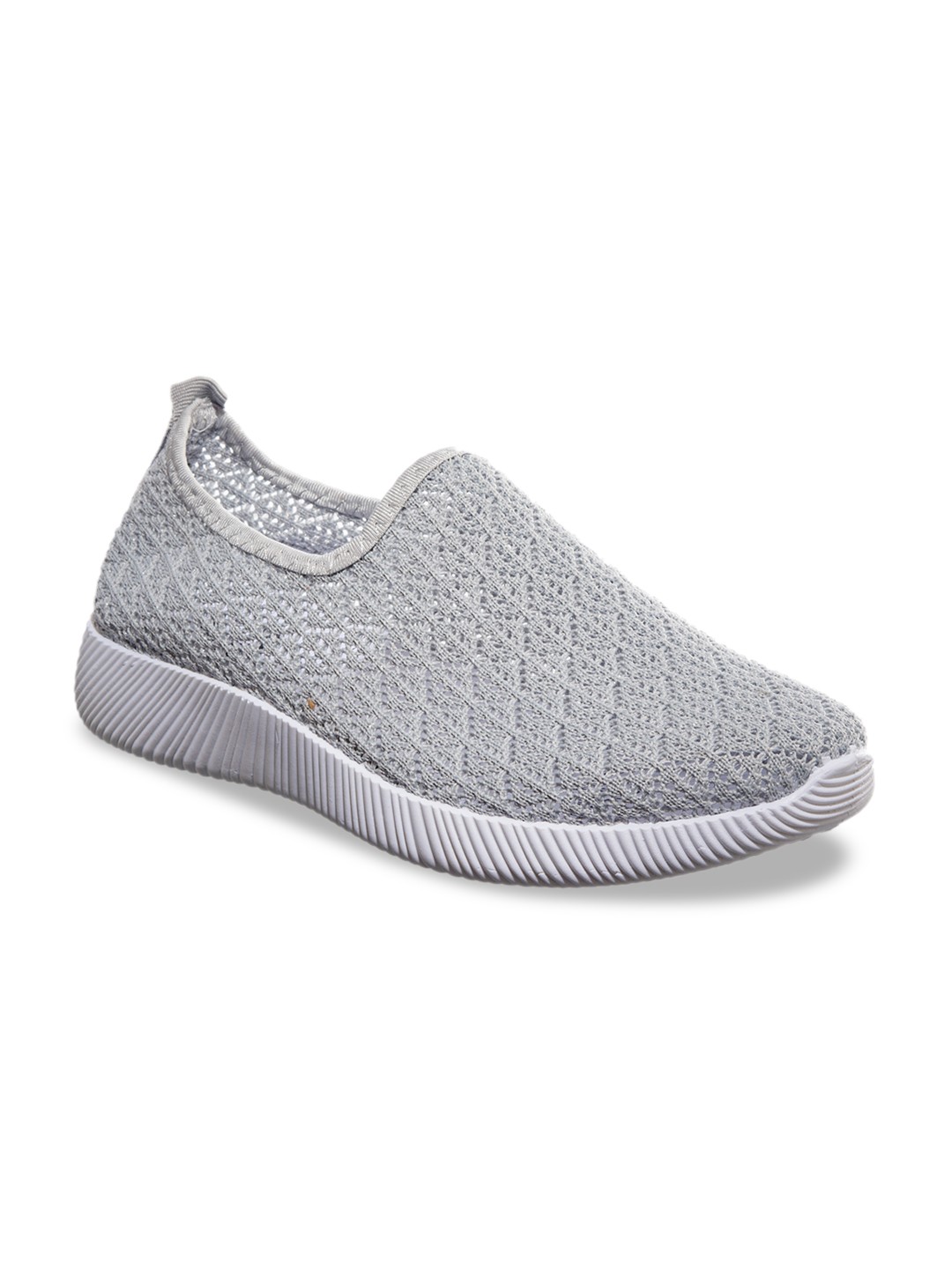 

Khadims Women Grey Slip-On Sneakers