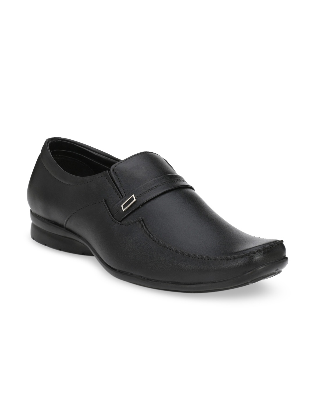 

Fashion Victim Men Black Solid Formal Slip-Ons