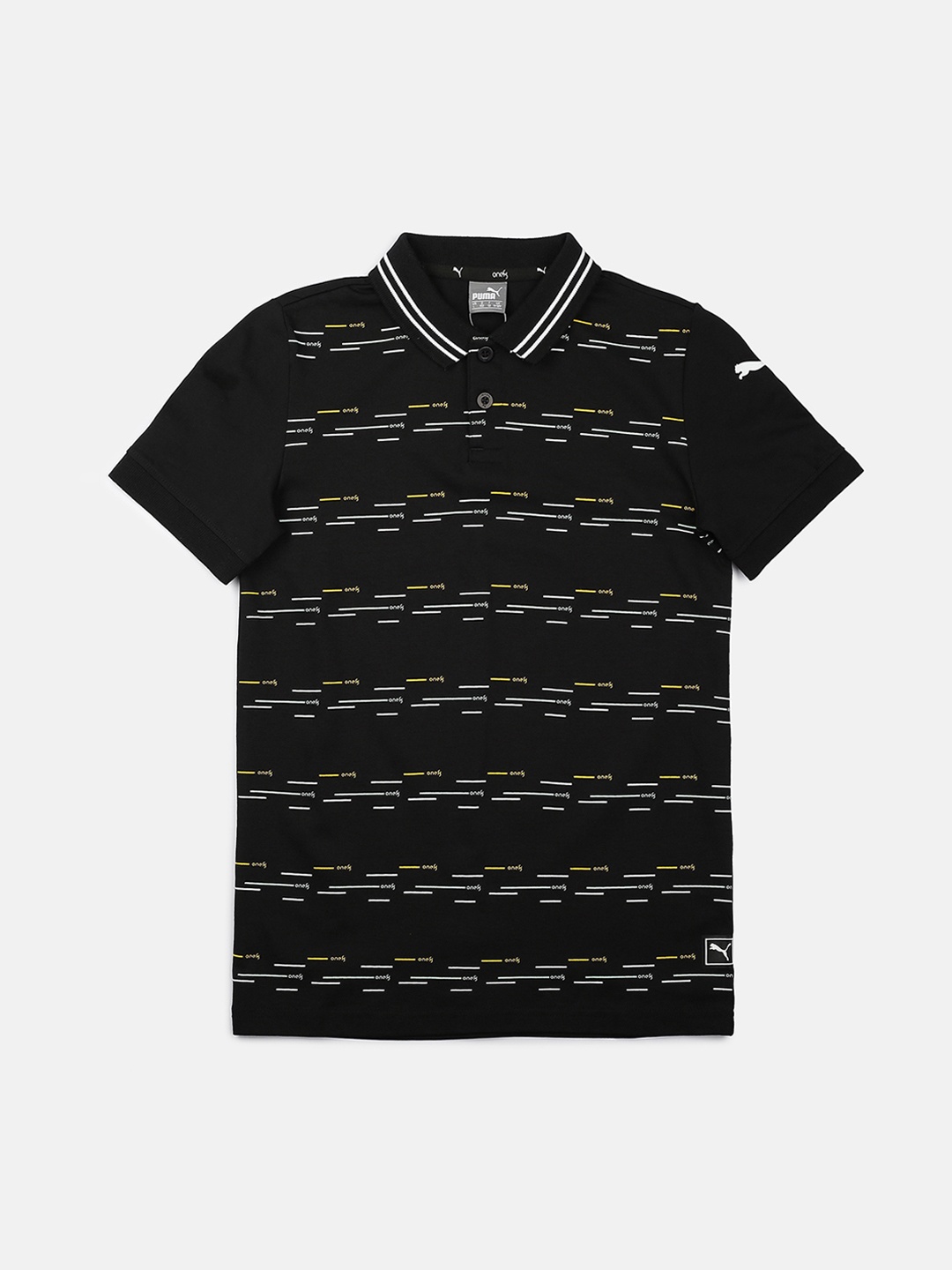 

Puma Boys Black Printed VK Polo b T-shirt