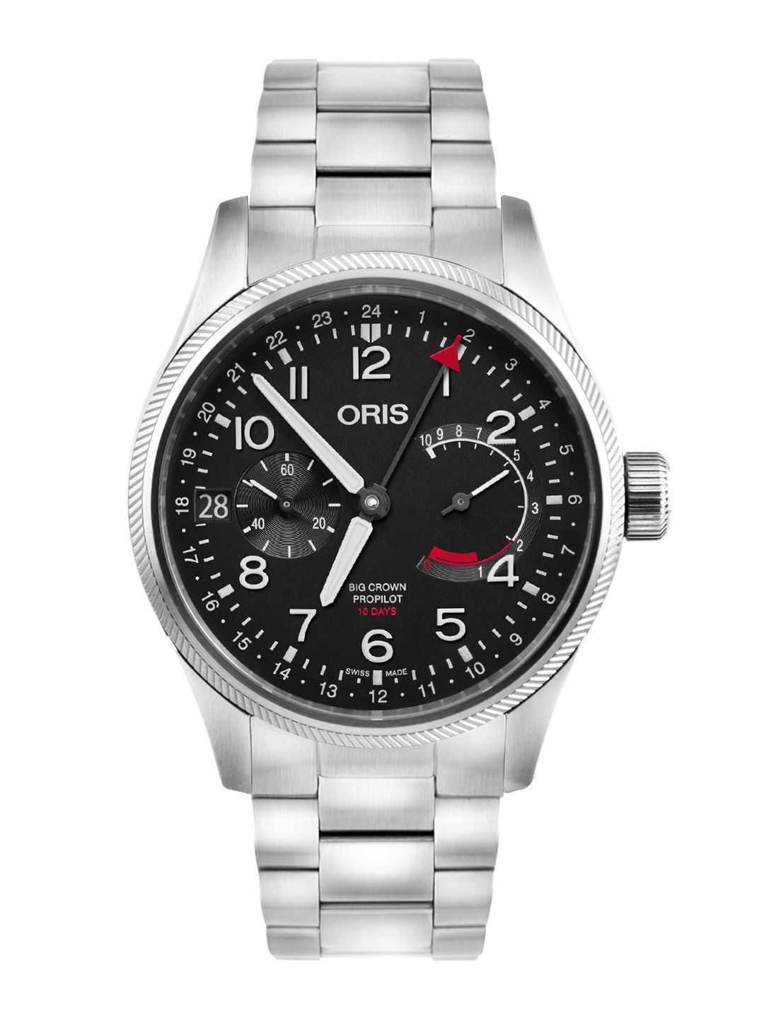 

Oris Men Black Analogue Watch 01 114 7746 4164-SET 8 22 19