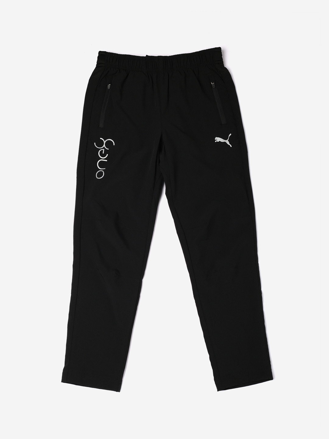 

PUMA x one8 Boys Solid Virat Kohli Active Track Pants, Black