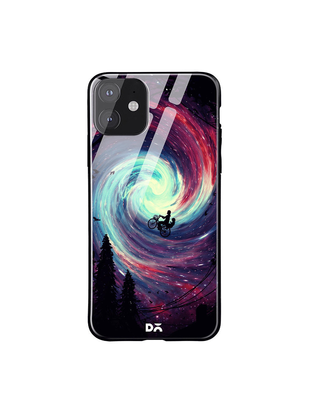 

DailyObjects Black & Blue Adventure Time iPhone 11 Glass Case