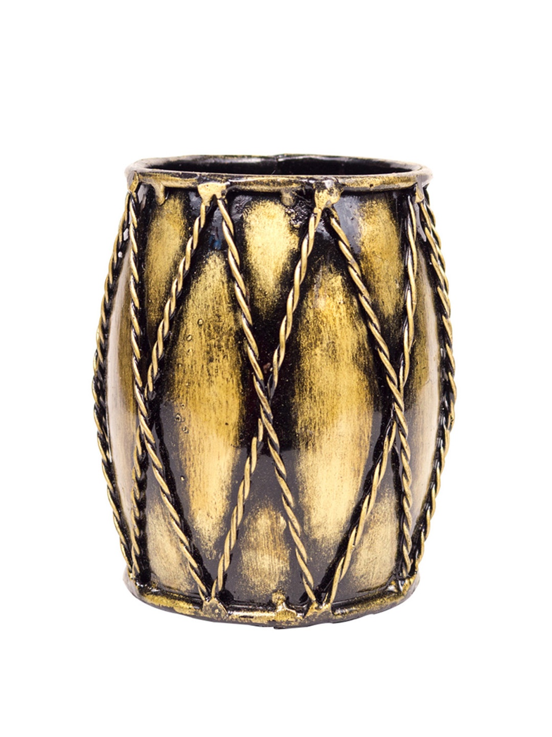 

Golden Peacock Gold-Toned Handcrafted Candle Pen Holder