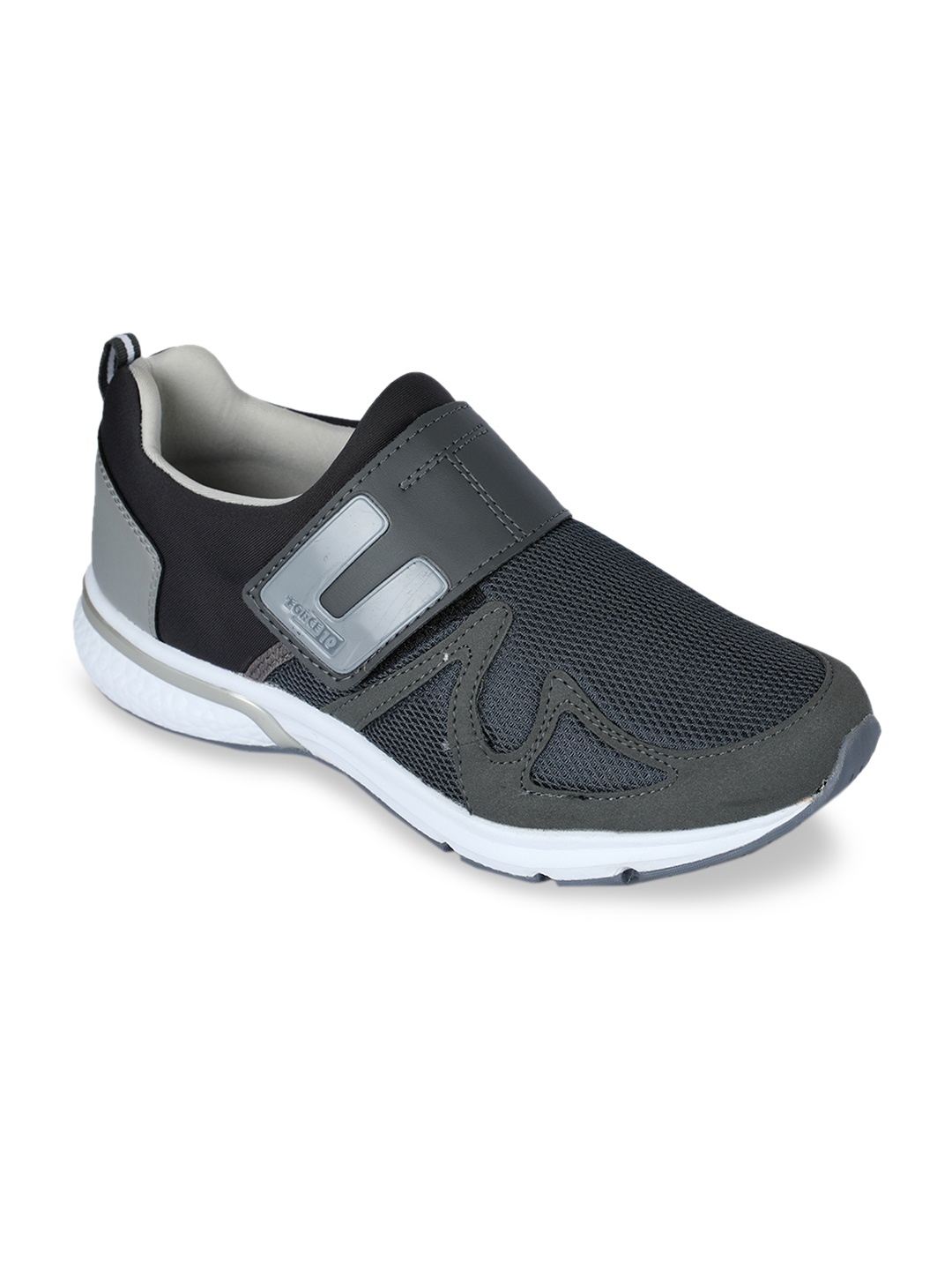 

Liberty Men Grey PU and Canvas Walking Shoes