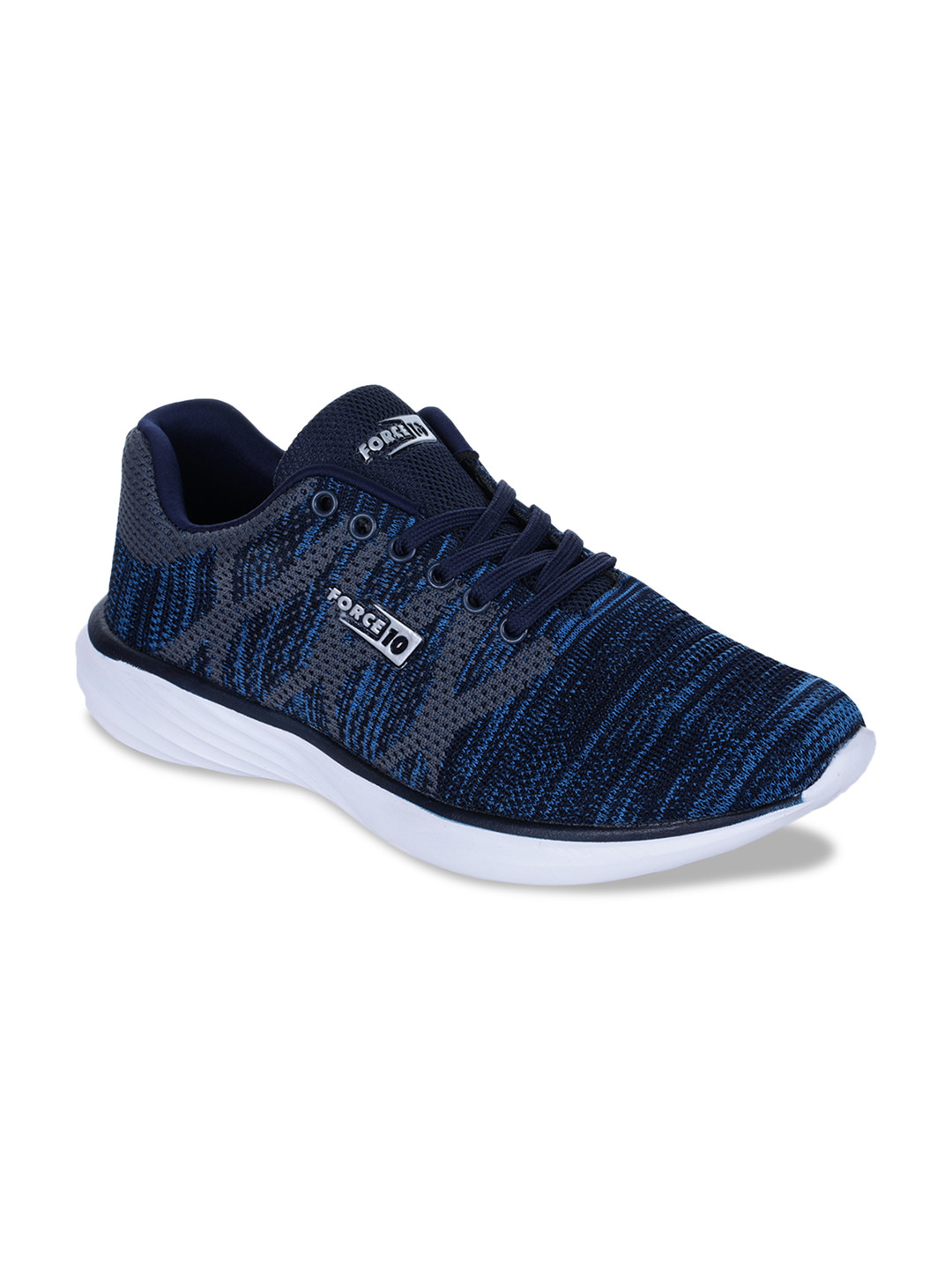 

Liberty Men Navy Blue Mesh Running Shoes